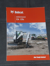 BOBCAT Kompaktbagger E34, E35z Prospekt von 12/2019 ( bauma 194 )