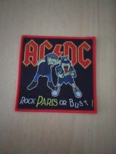 AC/DC Patch Paris Red Border 