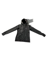 Spooks Fleecejacke mit Kapuze ,Marineblau  S 36/38 Grau , S 36/38 , L 38/40