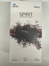 Cardo Spirit Single Motorrad Sprechanlage Single - Schwarz Bluetooth intercom 