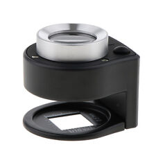 Vergrößerungsfadenzähler Leinentester LED beleuchtet UV Währungsdetektor 30X