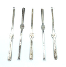 5 Stück vintage versilberte