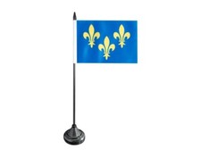 Tischflagge Frankreich Ile de