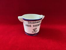 Louis Roederer Kristall Champagner Keramik Miniatur Eiskübel/Topf - selten