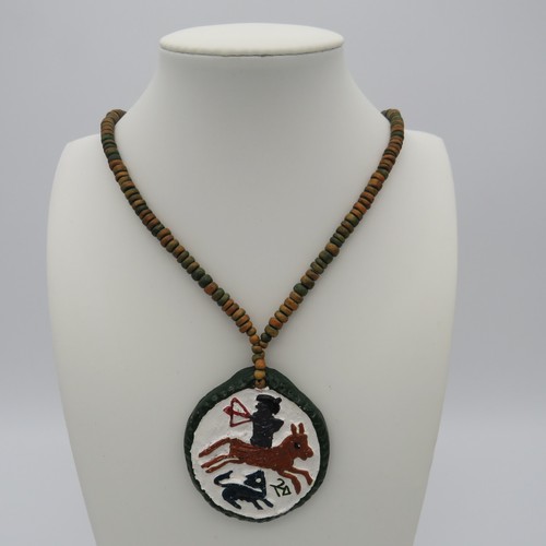 Vintage medallion halskette - vintage,