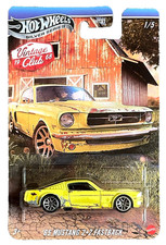 Hot Wheels '65 Ford Mustang 2+2 Fastback 1/5 Vintage Club 1968 1:64 Modellauto