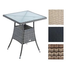 Polyrattan beistelltisch - polyrattan,