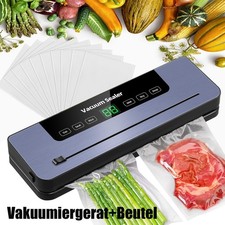 Vakuumierer mit Beutel Vakuumiergerät Vakuumieren Folienschweißgerät 8In1 NEU