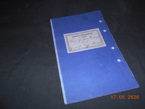 Familienstammbuch saarbrücken - familienstammbuch,