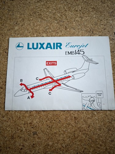 Luxair eurojet emb - 145, safety