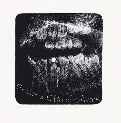 Exlibris jean marcel - jean-marcel, bertrand