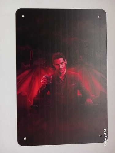 Lucifer serie blechschild - tv-serie,
