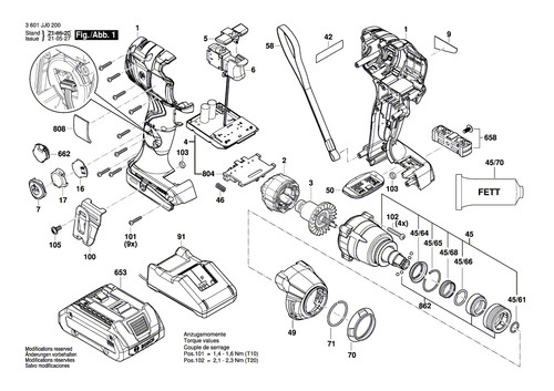Bosch ersatzteile für gdx - ersatzteile,