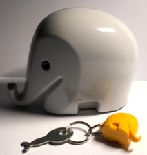 D r u m b o  - Spardose,   XXL,   von   Tresor,   weiß - grau    (extrem  rar) !