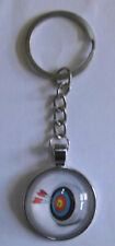 Schlüsselanhänger Bogenschiessen Keychain Bow Zielscheibe Anhänger Bogensport 11