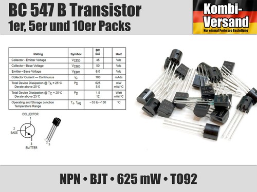 547 bipolar transistor - bc,