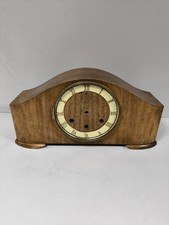 Vintage Holz Kaminuhr - Gebraucht, Funktioniert