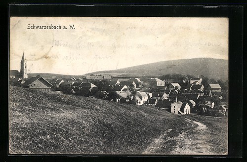 Ansichtskarte schwarzenbach - ansichtskarte,