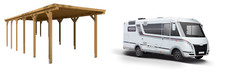 Carport Flachdach WoMo