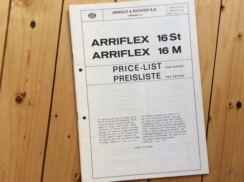 1968 preisliste für export - für,