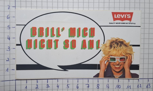 Aufkleber levi jeans - "levi`s, jeans"