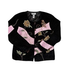 Indigo Moon bestickte Jacke