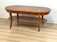 Ovaler Kirschholz-Couchtisch