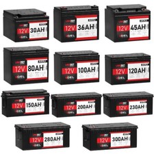 GEL Akku 12V 30Ah 36Ah 45Ah 80Ah 100Ah 120Ah 150Ah 200Ah 230Ah 280Ah Batterie