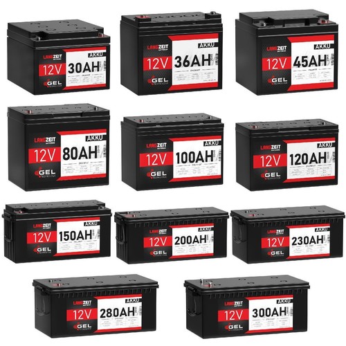Gel akku 12v 30ah - gel,