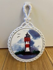 Leuchtturm Spiegel Wanddbild Untersetzer Deko Wanddeko