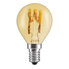 LED Spiral Filament Tropfen 3W