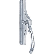 Tortreibriegel Torverschluss aufliegend, 14 x 14 mm, Hub 20 mm, Stahl verzinkt