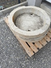 2 Schachtring mit Deckel 80 cm  und Distanzstück