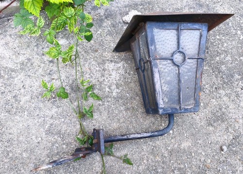 Alte ddr gartenlampe wandlampe - alte,