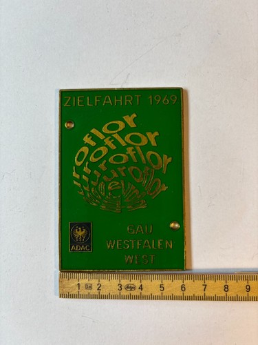 Plakette medaille zur adac - plakette, od.