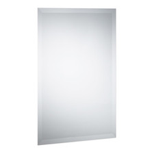 Spiegel rahmenlos Facettenspiegel Hängespiegel klar 2 kg Glas eckig klar