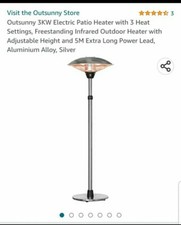 outsunny brandneuer freistehender Terrassenheizer 3 kW 
