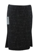 Apriori Rock 38 schwarz beige mit Muster Godetrock A-Linie neu Wolle 40%