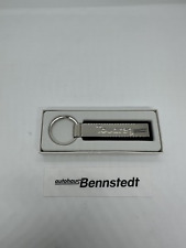 Schlüsselanhänger VW mit Gravur Touareg, schwarz/silber