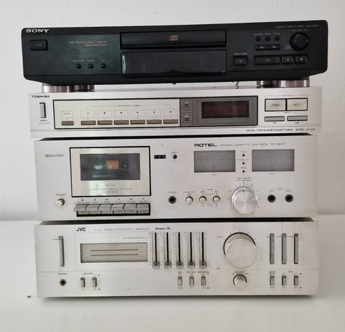 Vintage hifi anlage konvolut - vintage, hifi-anlage