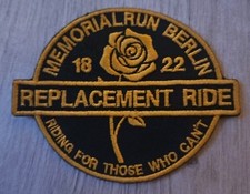 Bikerpatch "Memorialrun BERLIN" Motorrad Veteranen Aufnäher Patch