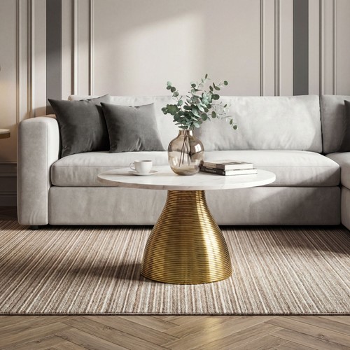 Couchtisch 60cm mit - , marmor