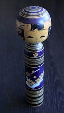 Kokeshi,Holzpuppe,Handmade,alt