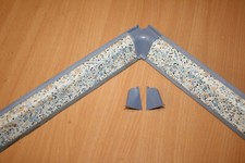 Abschlußleisten, Küche  für Arbeitsplatte,Winkelleiste 2,50 m + 0,55m