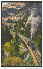 SCHWEIZ AK Rigi Bahn Dampflok