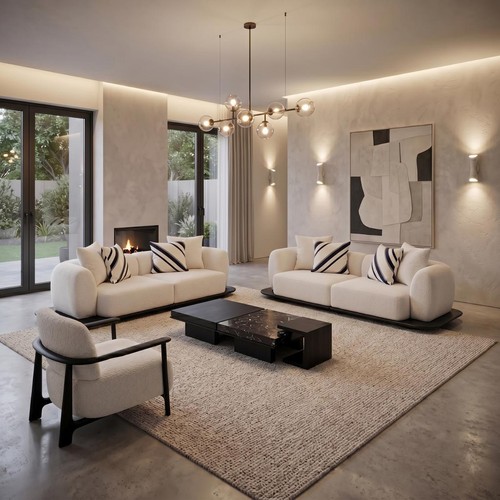 Sofa set modern weiß - weiß, couch