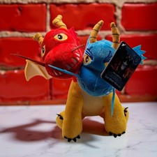 DreamWorks Dragons -  Plüsch Drachenzähmen leicht gemacht (rot & blau)