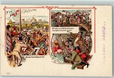 13433169 - 8600 Bamberg Gruss aus  Jahrmarkt 1899