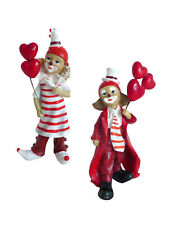 2er Set Clown mit Luftballons