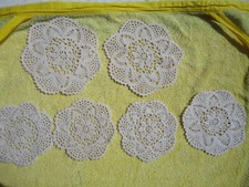 Häckeldeckchen:2 Stk 17cm / 4 Stk 14 cm /einfandfreie Handarbeit